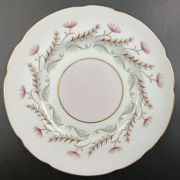 Paragon - Pink Flowers with Pink Interior, 4417 - Side Plate