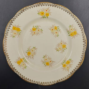 Salisbury - Yellow Floral Sprays with Red Centres, 1631 - Side Plate