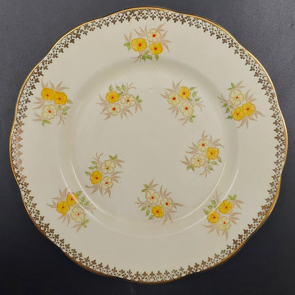 Salisbury - Yellow Floral Sprays with Red Centres, 1631 - Side Plate
