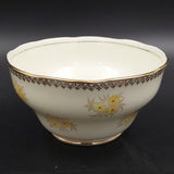 Salisbury - Yellow Floral Sprays with Red Centres, 1631 - Sugar Bowl