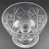 English Maker - Cut Crystal - Footed Dessert Compote