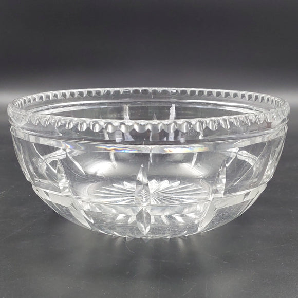 Vintage - Cut Crystal - Serving Bowl