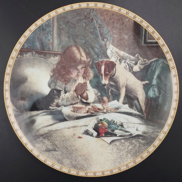 Royal Doulton - A Victorian Childhood: Breakfast in Bed - Display Plate