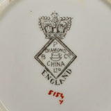 Blyth Porcelain Co Diamond China - Chelsea Birds - Cake Plate