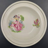 Palissy - Dainty Miss - Bowl, Rimmed