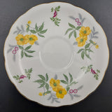 Colclough - Yellow Flowers, 1945 - Saucer