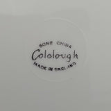 Colclough - Gold Filigree with Ribbed Pink - Sugar Bowl