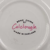 Colclough - Blue Ribbon and Pink Roses - Saucer