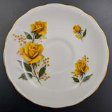 Royal Vale - Yellow Roses, 8273 - Trio with Square Plate