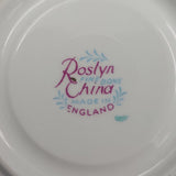 Roslyn - Blue Band with White Ribbed Centre - Saucer