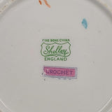 Shelley - Crochet, Blue Rim - Small Plate