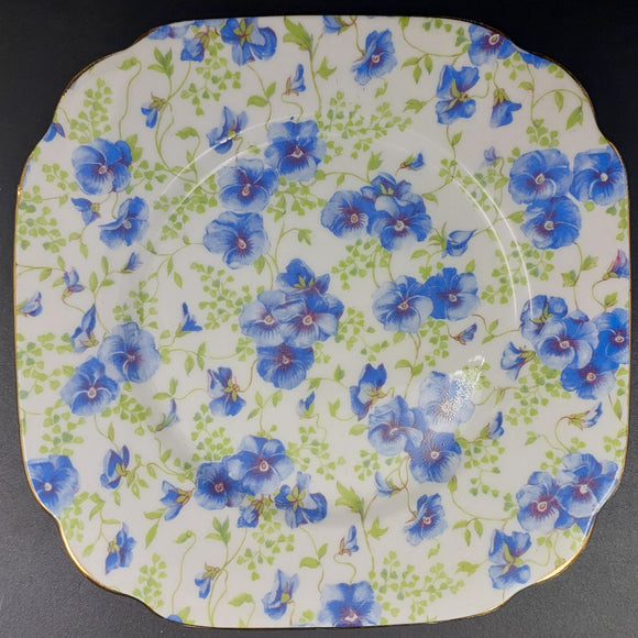 Royal Albert - Blue Pansies B - Side Plate