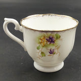Royal Albert - Purple and Yellow Flowers, 8351 - Cup