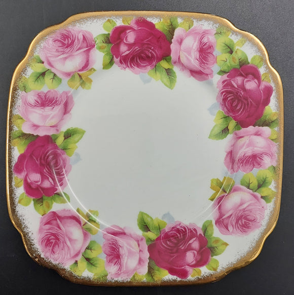 Royal Albert - Old English Rose - Side Plate, Square