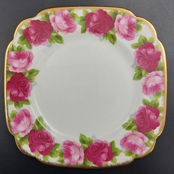 Royal Albert - Old English Rose - Salad Plate, Square