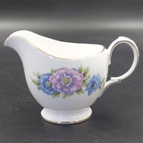 Queen Anne - Blue and Pink Flowers, 8543 - 21-piece Tea Set