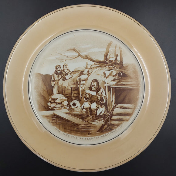 Grimwades - Bairnsfather 1917 - Display Plate - ANTIQUE