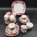 Royal Albert - Old English Rose - 21-piece Tea Set