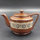 English-made Stoneware Tea Service with Hand-painted Band