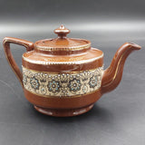 English-made Stoneware Tea Service with Hand-painted Band