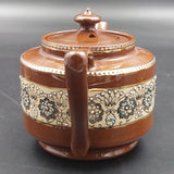 English-made Stoneware Tea Service with Hand-painted Band