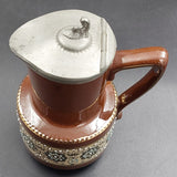 English-made Stoneware Tea Service with Hand-painted Band