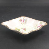 Foley - Floral Sprays with Pink Band - Square Dish
