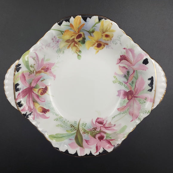 Royal Doulton - Orchids, H3911 - Small Tab-handled Dish