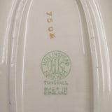 Hollinshead & Kirkham - Pink Roses and Gold Filigree - Rectangular Dish