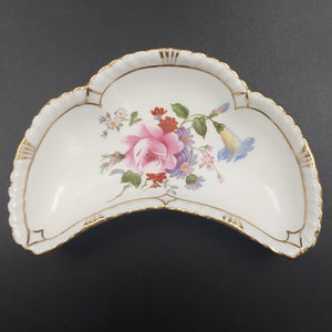 Royal Crown Derby - Derby Posies - Crescent-shaped Dish