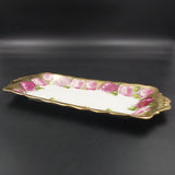 Royal Albert - Old English Rose with Heavy Gold Rim - Sandwich Tray