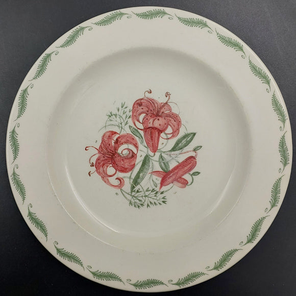 Susie Cooper - 1924 Tiger Lily with Fern Trim - Side Plate