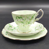 Royal Albert - Laurentian Snowdrop on Green - 21-piece Tea Set