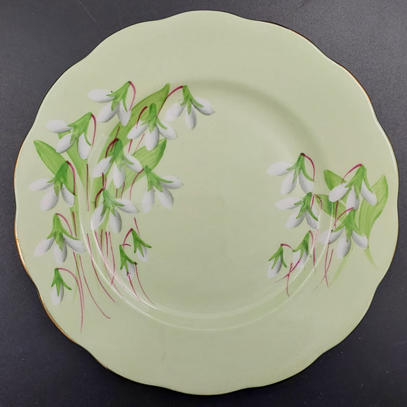 Royal Albert - Laurentian Snowdrop on Green - Side Plate