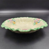 Crown Ducal - Hand-painted Colourful Flowers - Round Dish