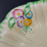Crown Ducal - Hand-painted Colourful Flowers - Round Dish