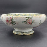 Royal Doulton - Underglaze Indestructible Flowers - Footed Bowl - ANTIQUE