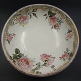 Royal Doulton - Underglaze Indestructible Flowers - Footed Bowl - ANTIQUE