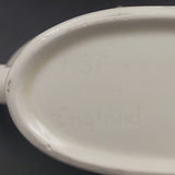 Keele Street Pottery - White Double-handled Oval Vase
