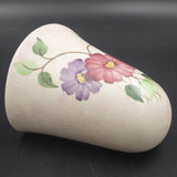 E Radford - Hand-painted Flowers - Wall Pocket/Wall Vase