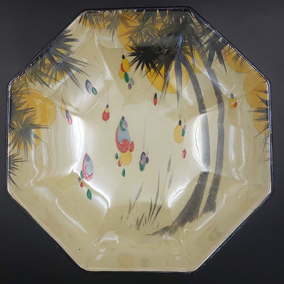 Shelley - Palm Trees, 8578 - Octagonal Serving Bowl