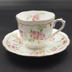 Royal Albert - Hand-painted Pink Flowers - Duo