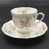 Royal Albert - Hand-painted Pink Flowers - Duo