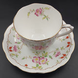 Royal Albert - Hand-painted Pink Flowers - Duo