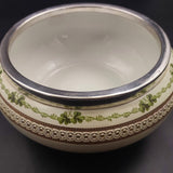 Crescent China - Floral Sprays and Embossed Chain Band - Serving Bowl