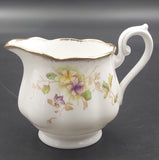Royal Albert - Purple and Yellow Flowers, 8351 - Milk Jug