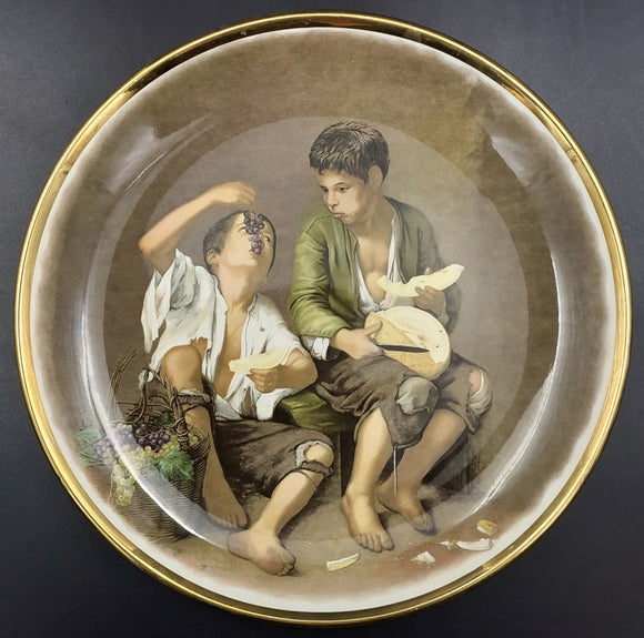 Lord Nelson - Children Eating Grapes and a Melon - Display Plate