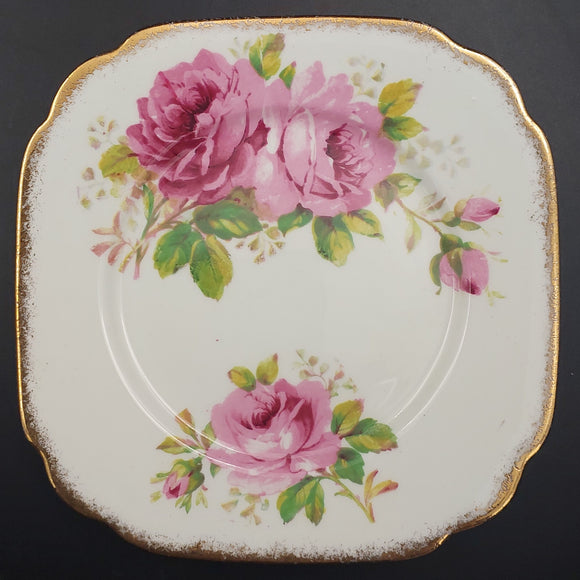 Royal Albert - American Beauty - Side Plate, Square