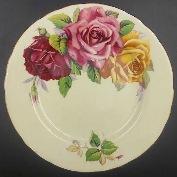Aynsley - Cabbage Roses - Side Plate