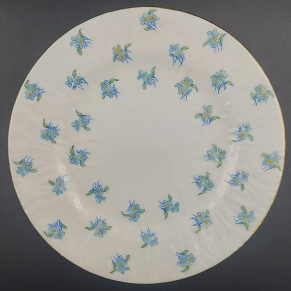 Aynsley - Scattered Blue Flowers - Side Plate